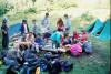 Pu'ták vlčat a světlušek: ráno v táboře nad Červenohorským sedlem - náš drsný base camp